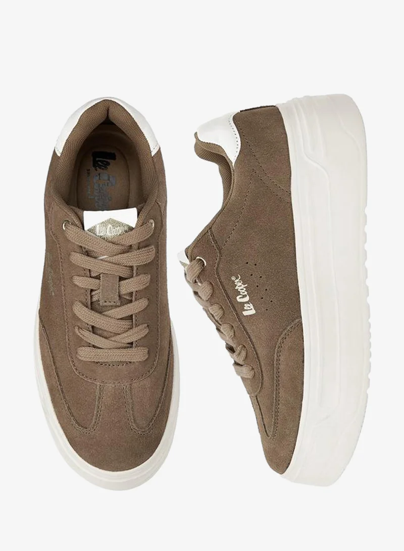 Women's Textured Lace-Up Sneakers